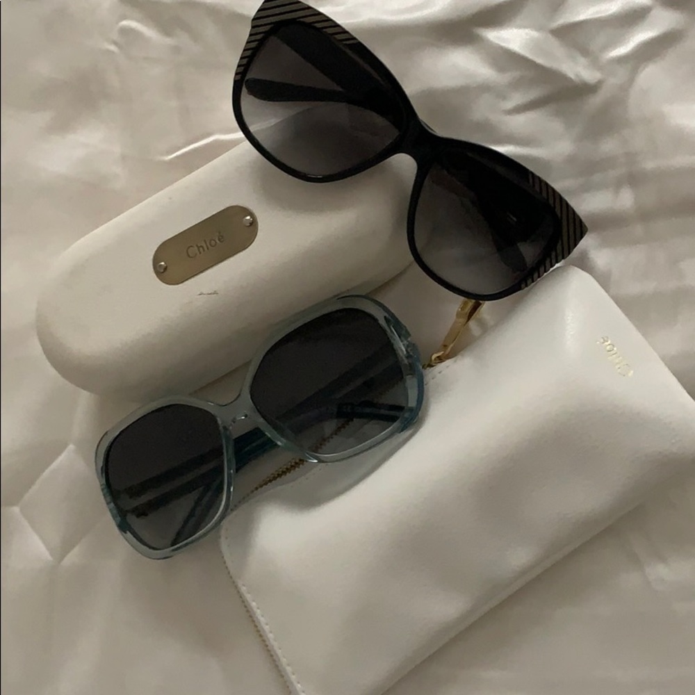 Two pairs of Chloe Sunglasses